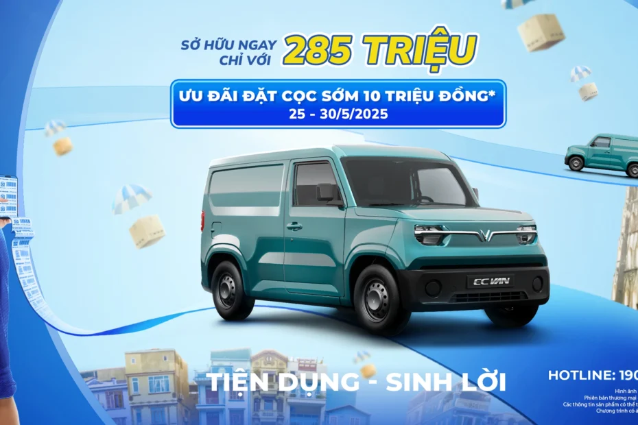 minivan img 01 930x620 - VinFast EC Van ra mắt: Giá chỉ 285 triệu – Mở đường cho kỷ nguyên xe tải điện "made in Vietnam"?